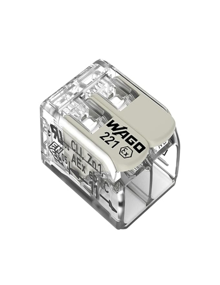 221-482 | WAGO 2-Conductor with Operating levers 24-12 AWG [Box of 100 Pieces]
