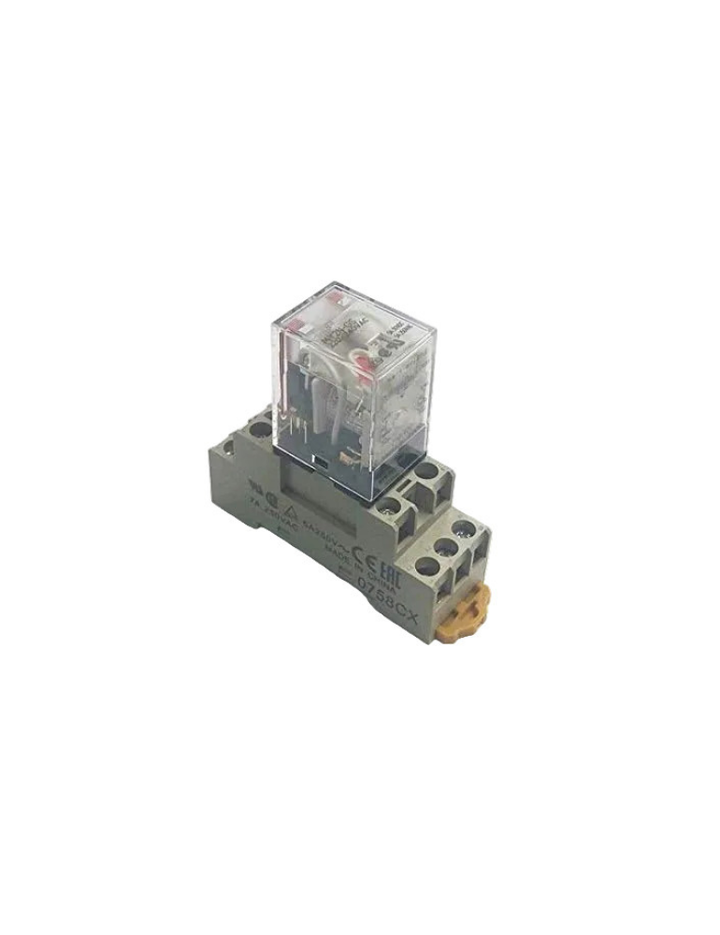Omron 2 C/O relay MY2N-GS AC220/240 with Base PYF08A-N, Coil Supply 230VAC