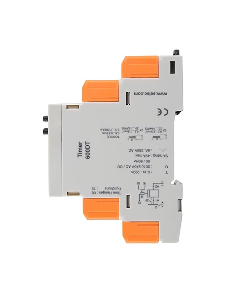Selec 600DT Din Rail Digital Timer