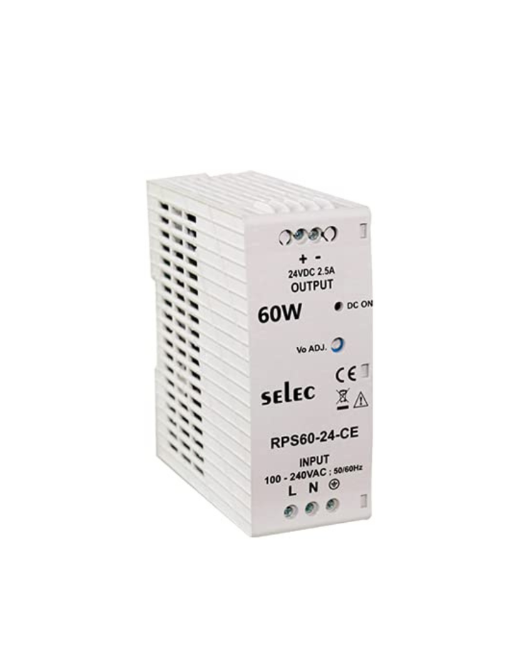 Selec Make Switch Mode Power Supply 2.5A, 24VDC [RPS60-24]
