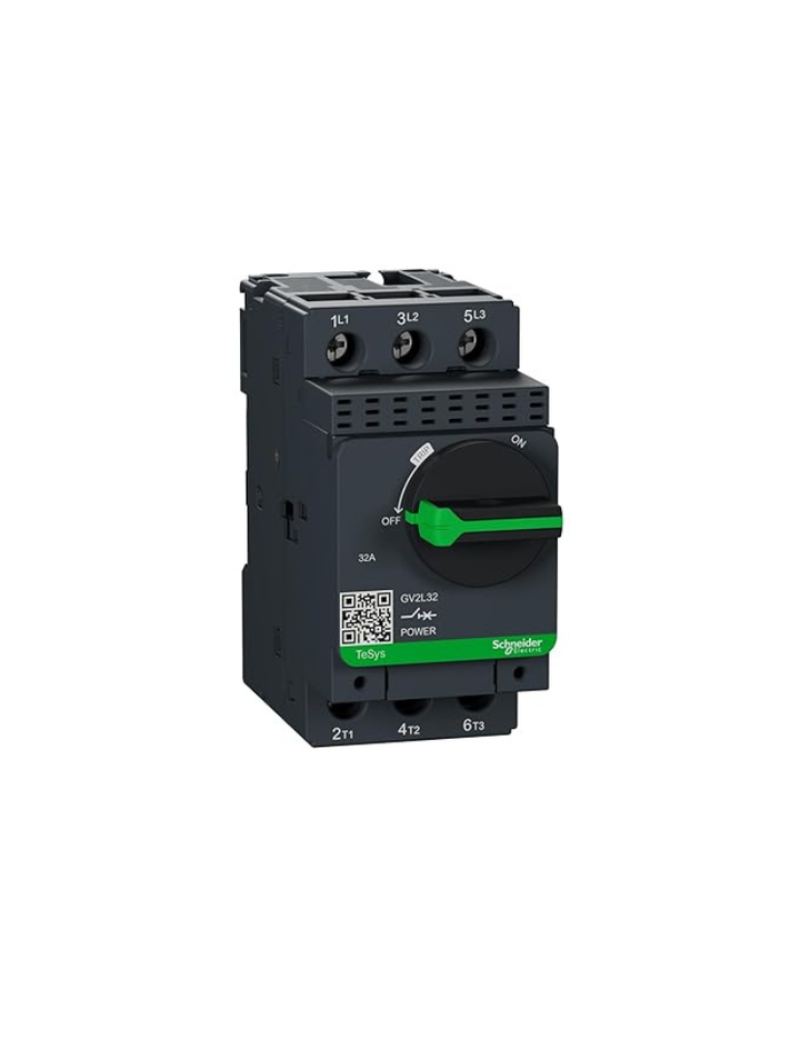 Schneider Electric GV2L32 TeSys MOTOR CB MAG 32A ROT HANDLE