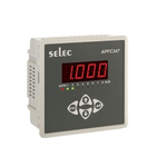 Power Factor Controller, 8 Stage, 96x96mm, 1 CT Sensing, Digital - Selec APFC347-108-230