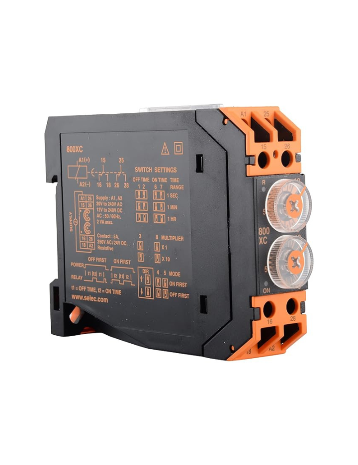 Selec 800Xc - Din Rail Cyclic Timer