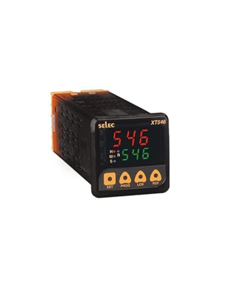 XT546, 3 Digit dual LED display Multi function timer, 2 C/O SPDT 85 to 270VAC supply