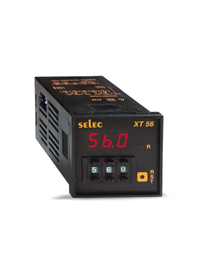 Selec Dig Timer With High Accuracy & Push Wheel Setting 48X48mm - XT56-N