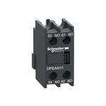 Schneider Electric - DPEAN11 Easy TeSys Auxiliary Contact Block, 1 NO and 1 NC, Screw Clamp Terminals, for use with DPE Contactor