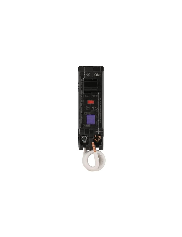 GE Q-Line 15 Amp Single-Pole Dual Function Arc Fault/GFCI Breaker