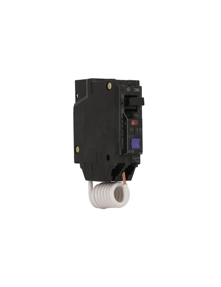 GE Q-Line 15 Amp Single-Pole Dual Function Arc Fault/GFCI Breaker
