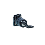 Schneider Electric key selector switch has 2 position short handle with left key release with pole contact of 1NO black-XB5AG21N