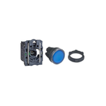 Schneider Illuminated NO Push Button Blue LED 230V AC XB5AW36M1N