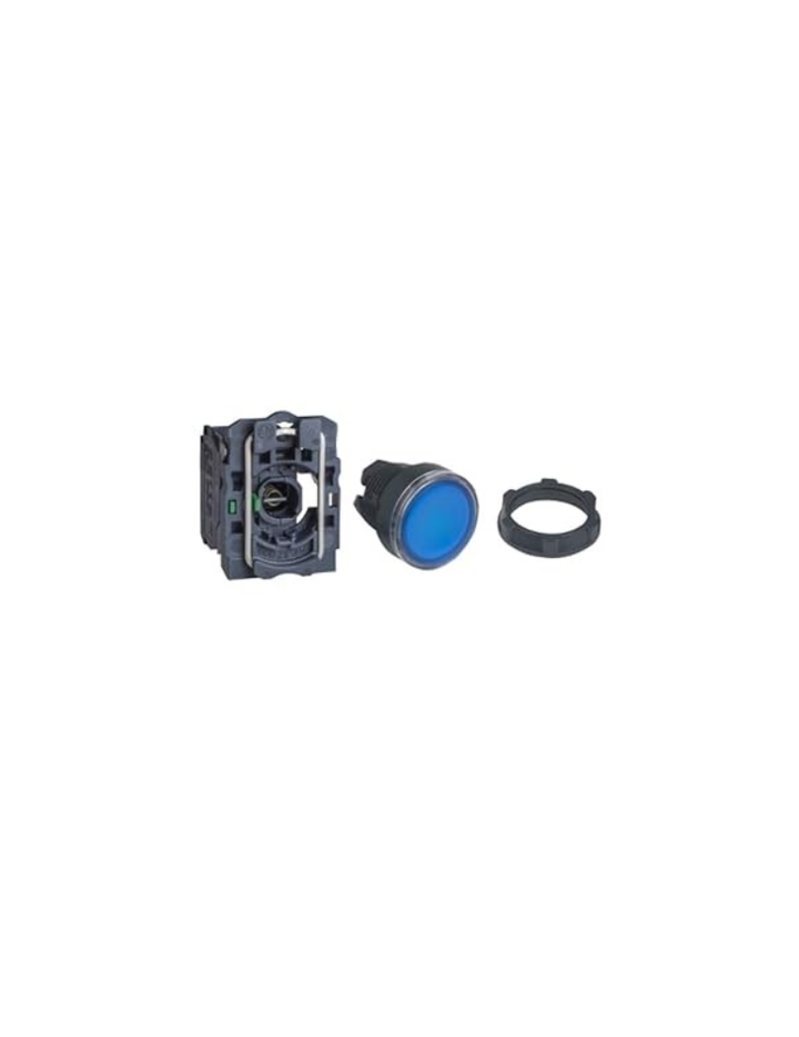 Schneider Electric, monolithic pilot light, Harmony XB5N/XB7N, plastic, red, 22mm, LED, 24V AC DC, XB7EV04BPN