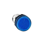Schneider Electric, monolithic Pilot Light, Harmony XB5N/XB7N, Plastic, Blue, 22mm, LED, 120V AC, XB7EV06GPN