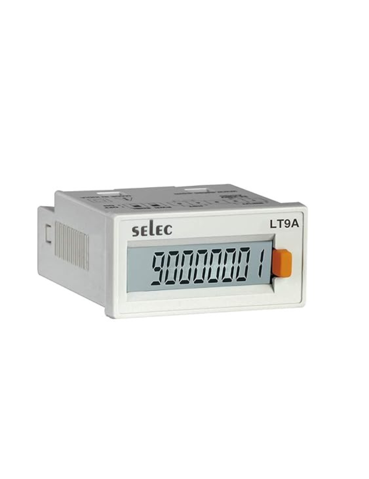 Selec LTC9A, Time + Count Totaliser, Hour Meter, Timer Contact/Voltage Selectable, CE Certified Product