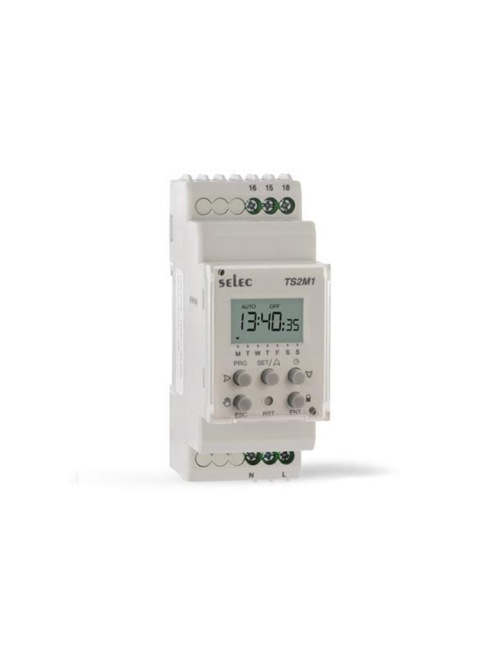 Selec Time Swich TS2M1-1-16A-230V