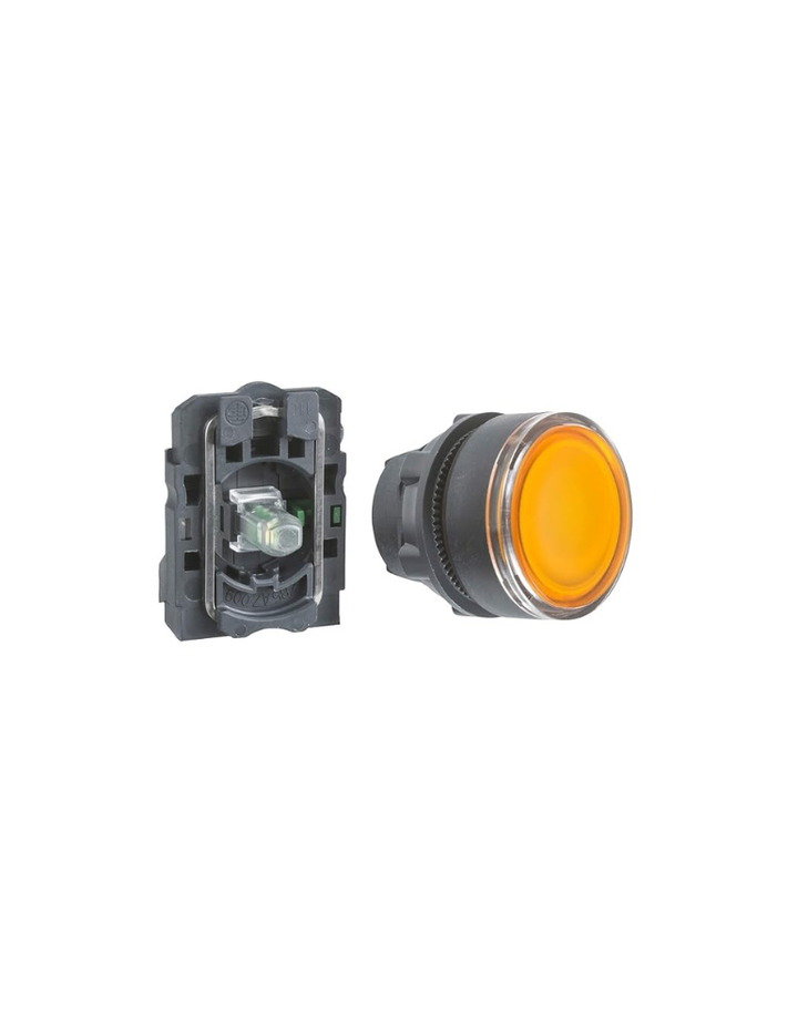 schiender Illuminated NO Push Button LED 230V AC XB5AW35M1N (Yellow )(Polycarbonate)