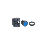 Schneider Electric XB5AW36B1N Schneider Electric, illuminated pushbutton, Harmony XB5N/XB7N, plastic, flush, blue, 22mm, spring return, 24V AC DC, 1 NO, XB5AW36B1N