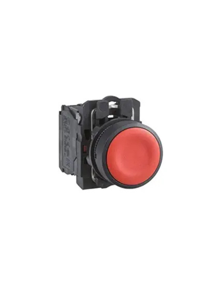 Schneider Electric, XB5AA42N, Harmony XB5, Red Push button, 22mm, spring return, 1NC