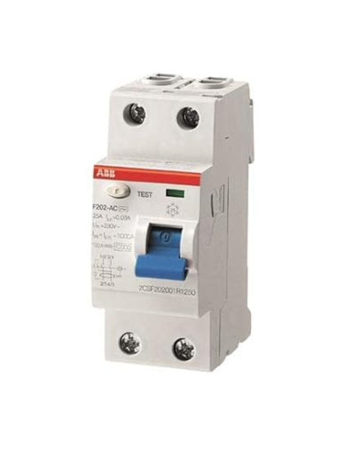 ABB F202-2 PoleAC-80/0-1 IEC - 2CSF202005R2800