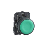 Schneider Electric, XB5AA31N, Harmony XB5, Green Push button, 22mm, spring return, 1NO