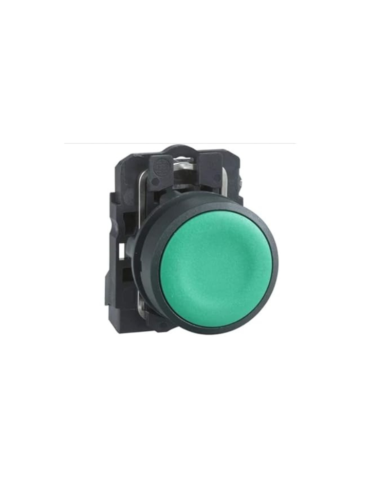 Schneider Electric, XB5AA31N, Harmony XB5, Green Push button, 22mm, spring return, 1NO