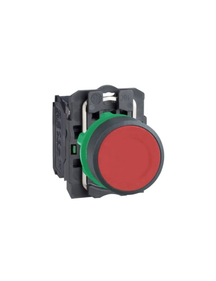 Schneider Electric, XB5AC41N, Harmony XB5, Red Mushroom Push button, 22mm, spring return, 1 NO