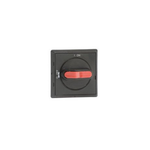 ABB OHB Selector Handle, 1-Position, Rotary Actuator, Manual Operation, Black, For OT16 - 125F Disconnector Switches
