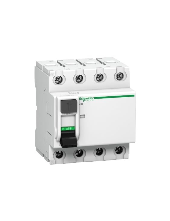 Schneider Electric Residual Current Circuit Breaker Acti9 xID 4P 25A 300mA AC RCCB - A9N16252