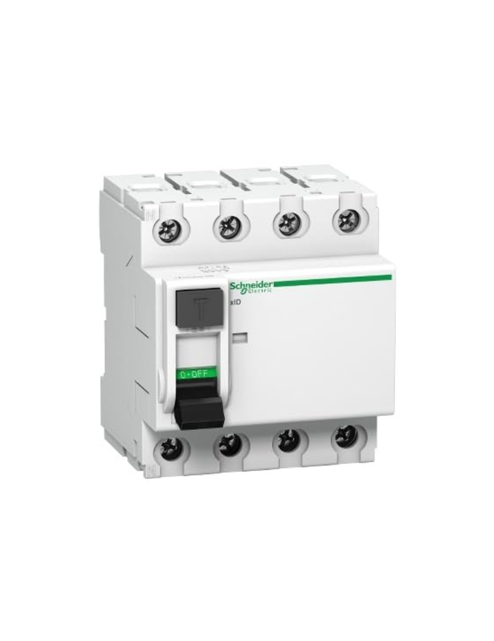 Schneider Electric Residual Current Circuit Breaker Acti9 xID 4P 40A 300mA AC RCCB - A9N16256
