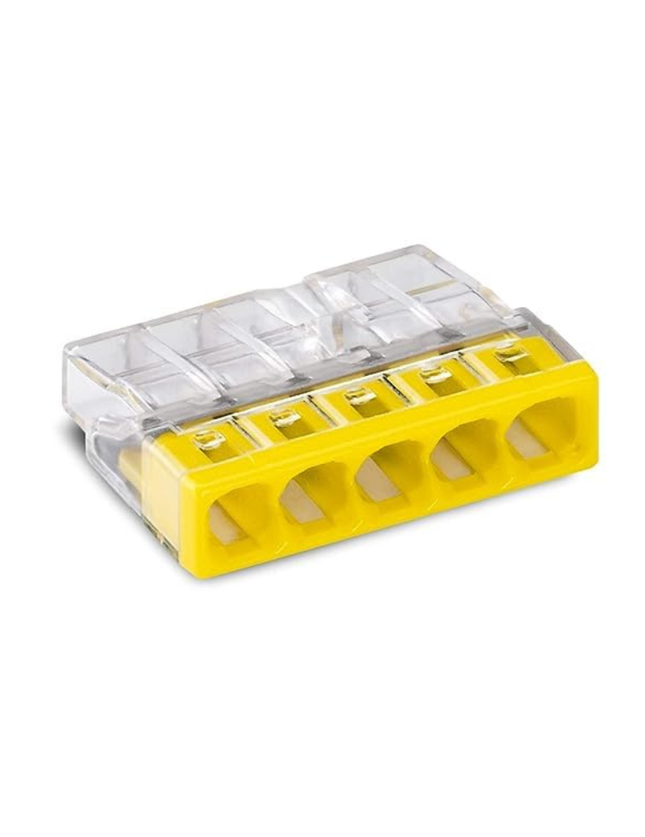 WAGO 2273-205 Compact Conn F. Junction Box Yellow (10 Pieces)
