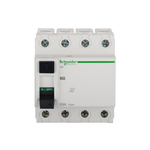 Schneider Electric A9N16259 Polycarbonate Acti 9 63Amp 4-Pole 100Ma Rccb, White