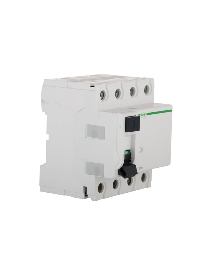 Schneider Electric polycarbonate Acti 9 Rccb, 40-A, 4-Pole, 30Ma (White), Standard (FE_A9N16254)