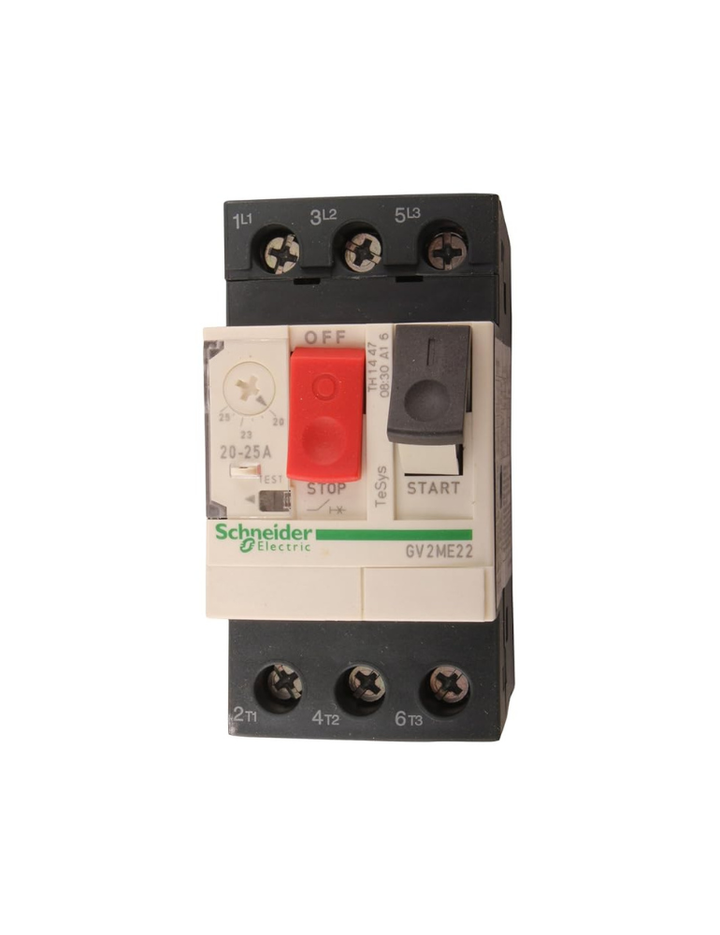 SCHNEIDER GV2 ME22 415 Volts Motor Circuit Breaker (Black)