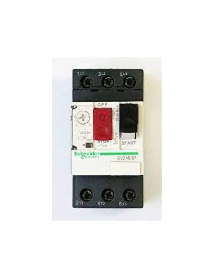 SCHNEIDER GV2 ME07 Motor Circuit Breaker (Black