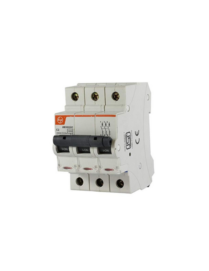 L&T Bb30630C 63 A Three Pole Miniature Circuit Breakers
