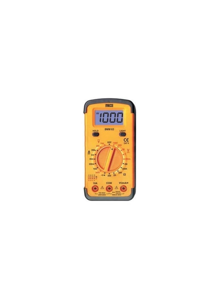 Meco Lcd Backlight Display Digital Multimeter