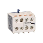 Schneider Electric LA1KN04 TeSys K instantaneous auxiliary contact block for contactors with pole contact composition 4 NC, screw clamp terminals - LA1KN04