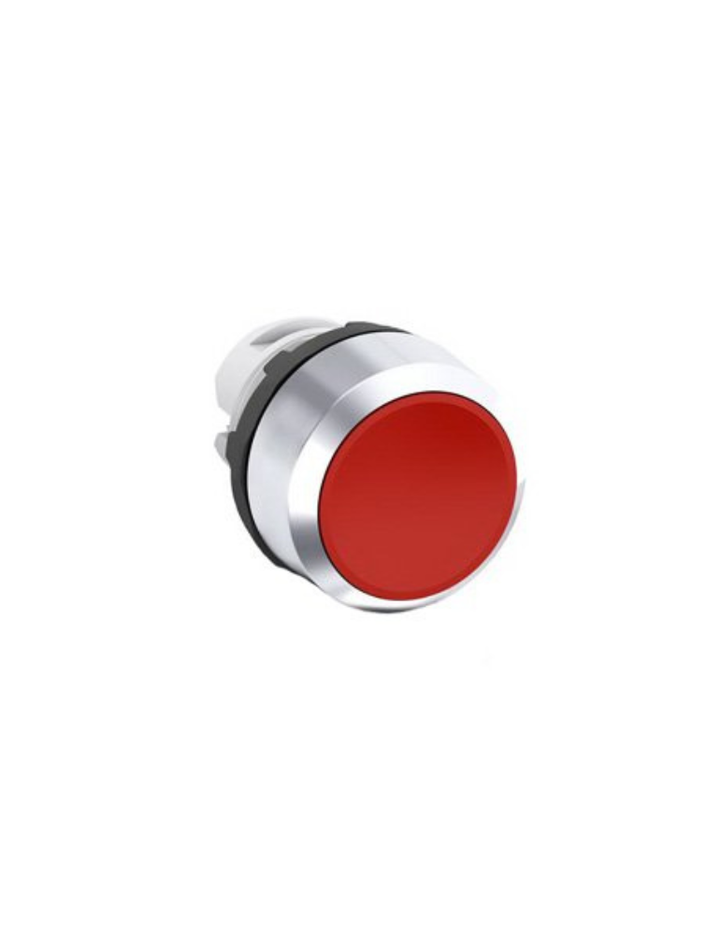 ABB MP1-30R Push Button Operator, 22 mm, Momentary, Flush Operator, Red