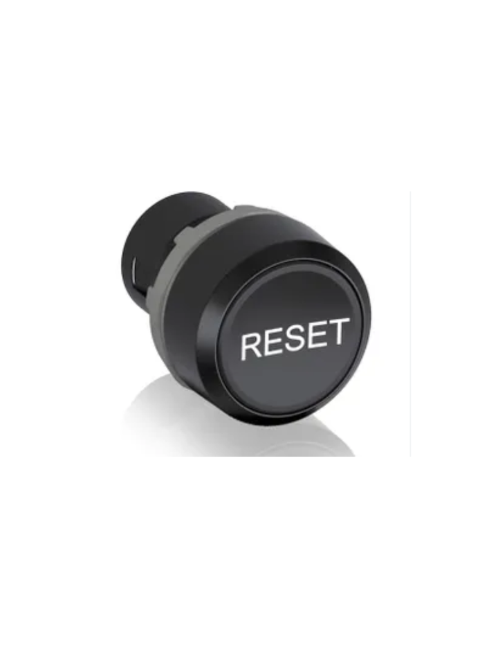ABB KPR1-104B Reset Pushbutton, 22 mm, Black