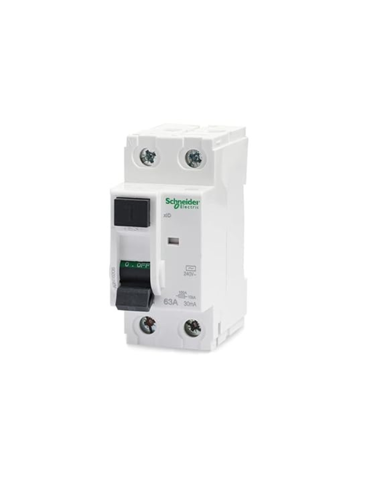 Schneider Electric A9N16208 Acti 9 RCCB xID 2P 63A 30mA AC-type