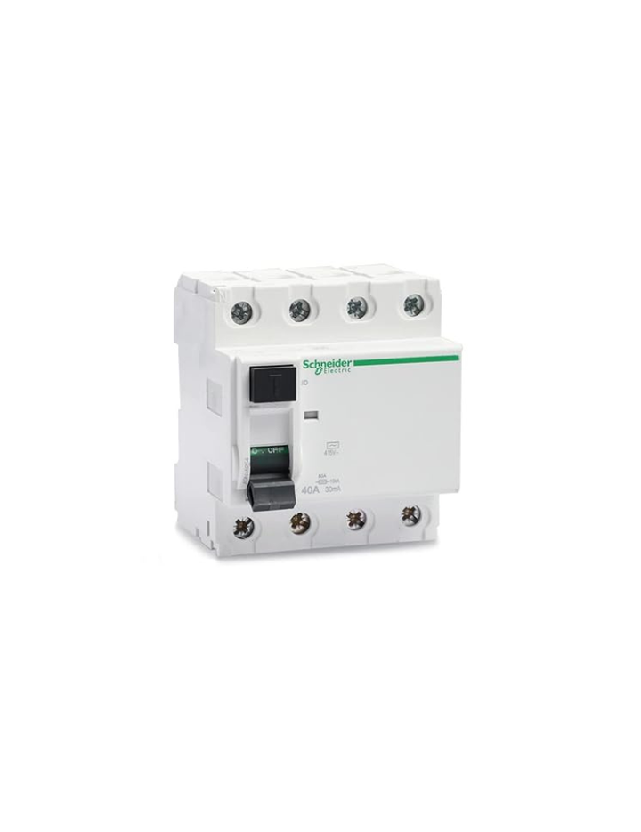 Schneider Electric A9N16254 Acti 9 RCCB xID 4P 40A 30mA AC-type