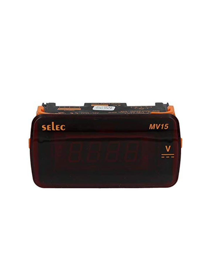 selec digital voltmeter Supply voltage of 240V AC 1 phase 2 wire MV15