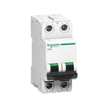 Schneider ACT 9 63 Ampere 2 Pole MCB, White, Standard (ACT 9 'C' CURVE)