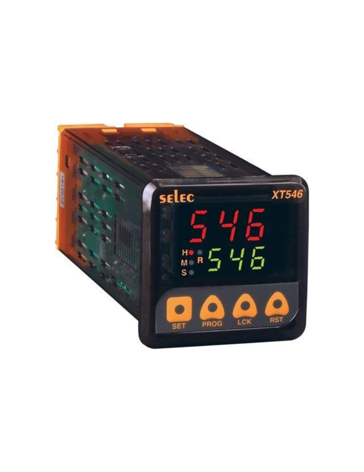 SELEC XT546BX DUAL DISPLAY MULTIFUNCTION (Black, 48 x 48 mm)