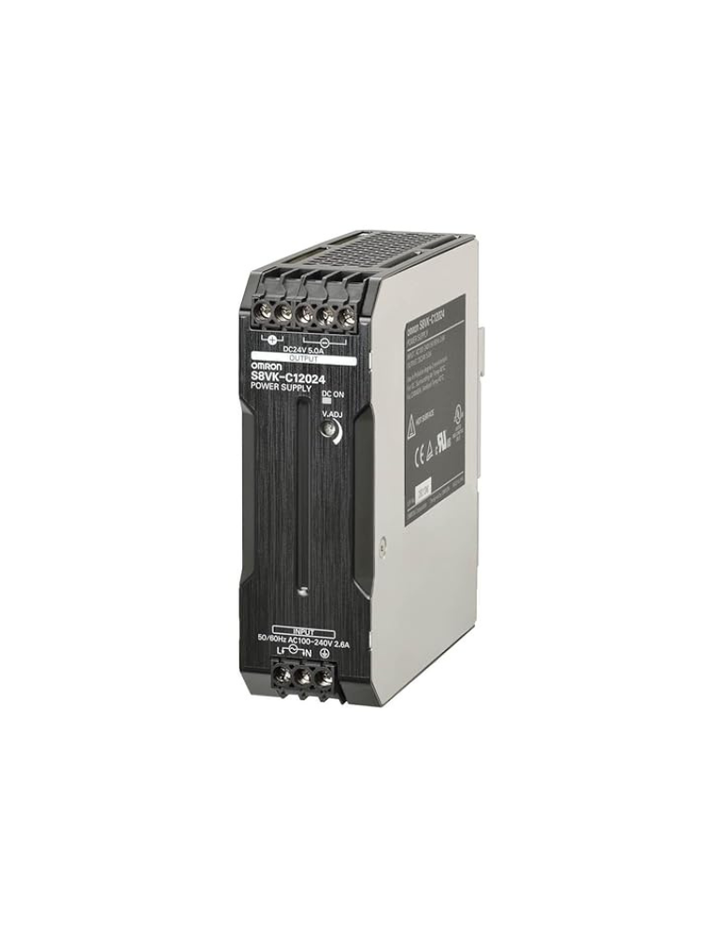Omron S8VK-C12024 Power Supply, Input 100-240VAC/90-350VDC, Output 24VDC/120W