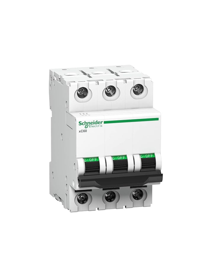 Schneider Electric A9N3P01C Acti 9 MCB xC60 3P 1A C 10000A