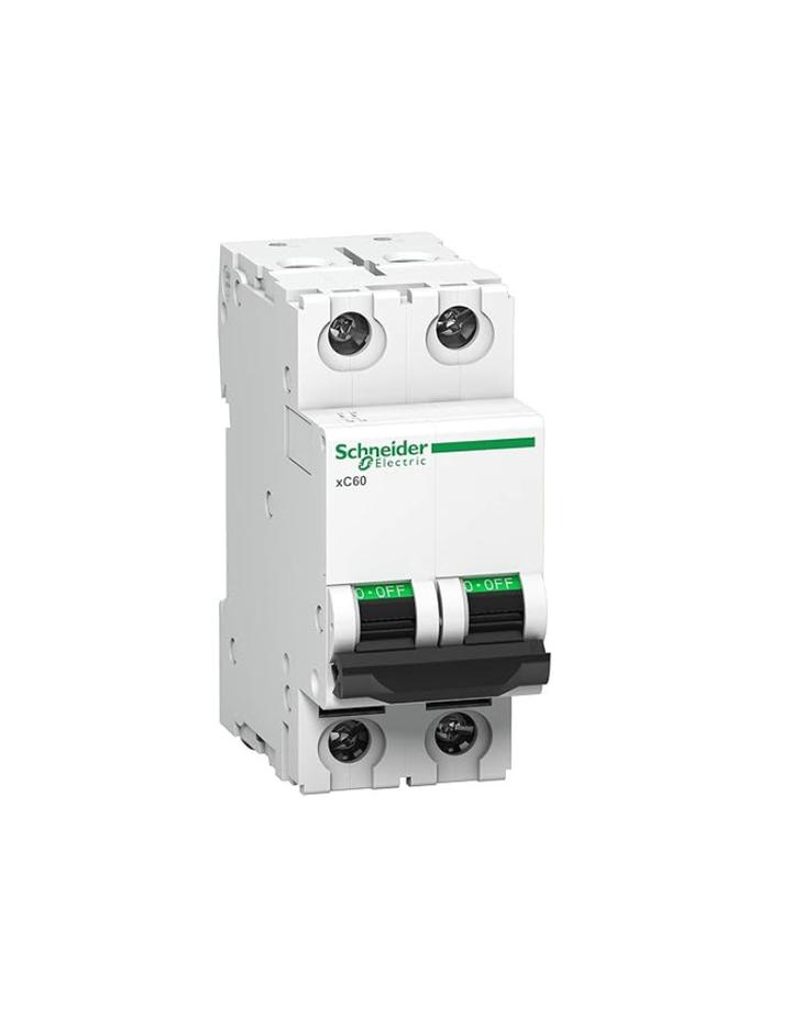 Schneider Electric A9N2P16C Acti 9 MCB xC60 2P 16A C 10000A