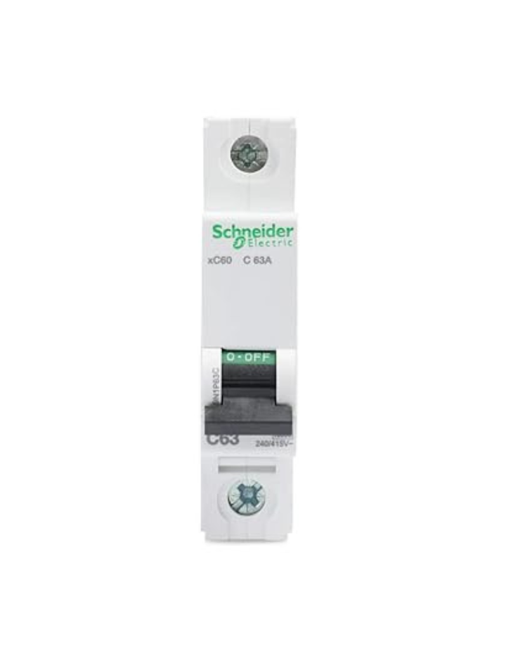 Schneider Electric A9N1P63C Acti 9 MCB xC60 1P 63A C 10000A