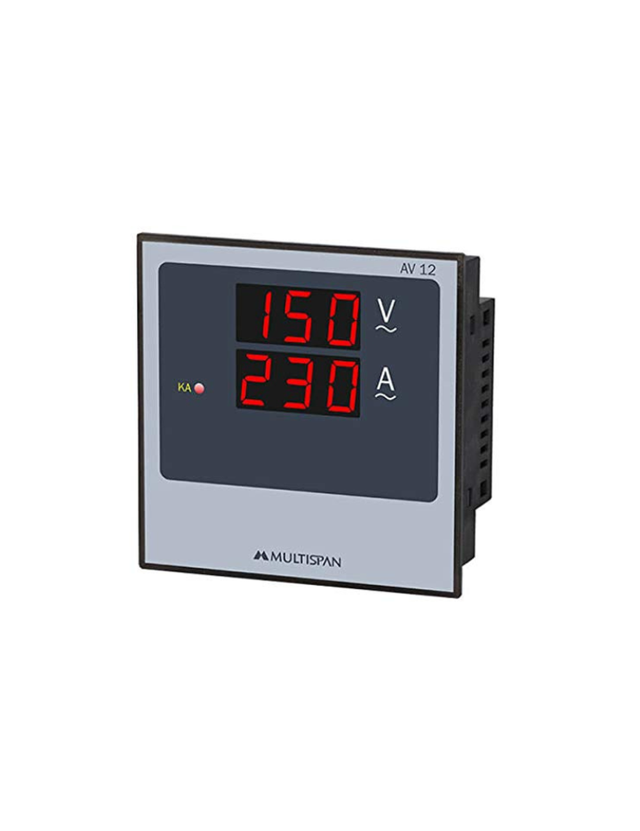 Multispan AV-12 Digital Ampere + Volt Meter