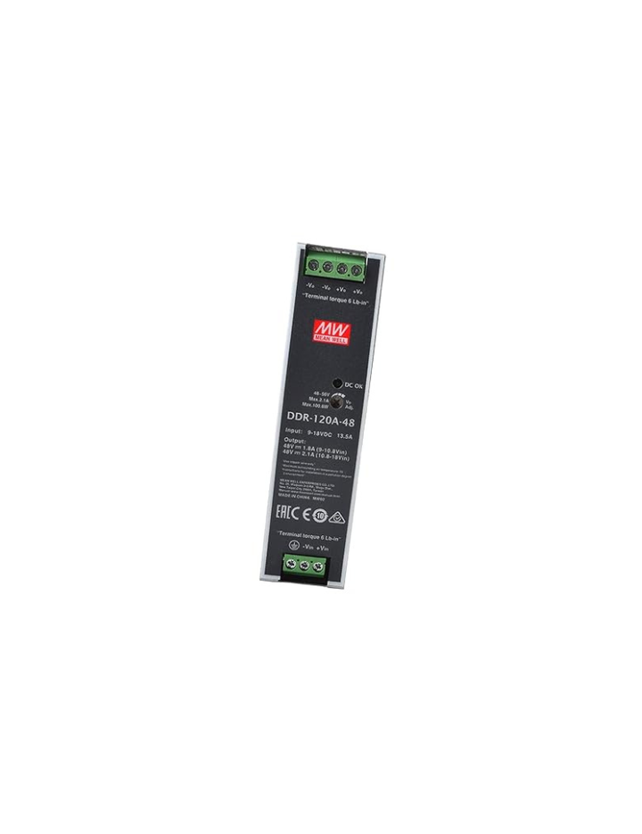 MEAN WELL DDR-120A-48 120W DIN Rail DC/DC Converter O/P +48V2.1A - 1 item(s)