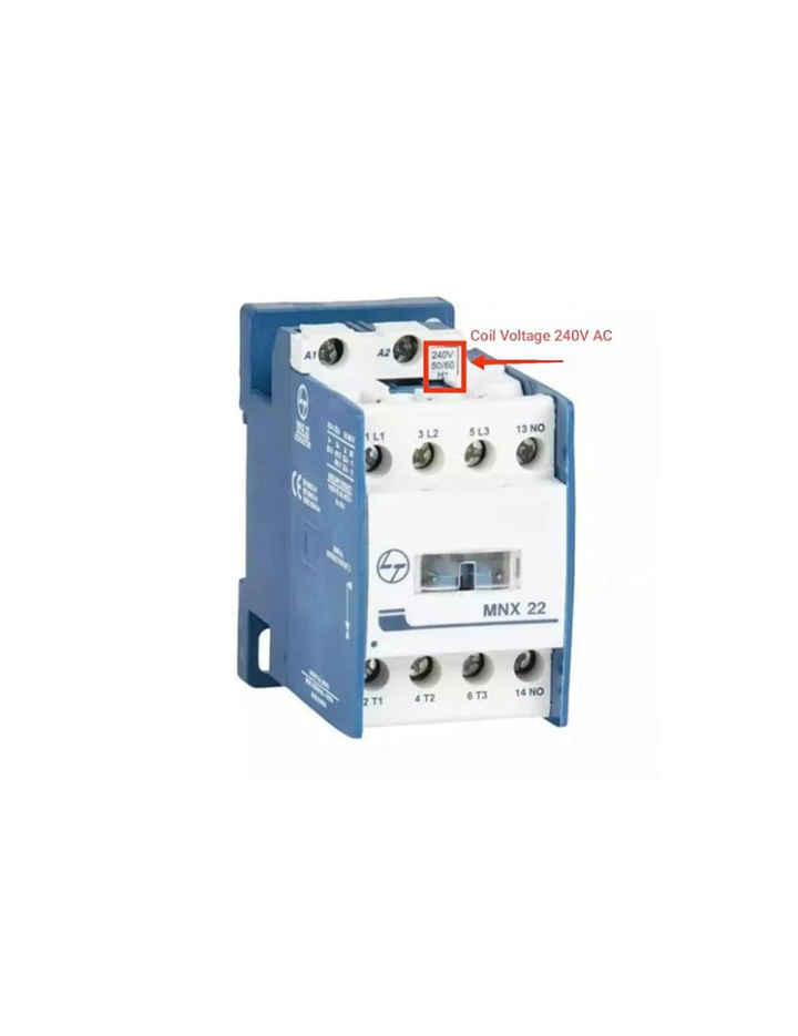 L&T 3 Pole Mnx 22 Power Contactor, Cs94981 Blue